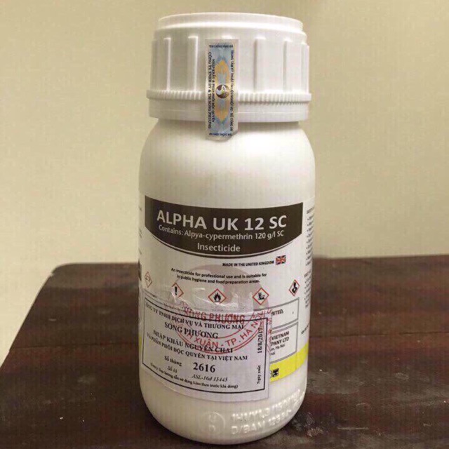Thuốc diệt muỗi Alpha UK 12SC 100ml