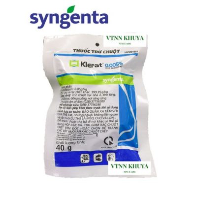 Thuốc diệt chuột Klerat 40g SyngentaThụy sỹ