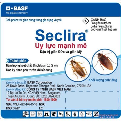 Thuốc diệt gián Seclira