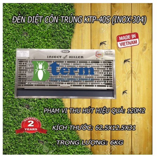 Đèn diệt côn trùng KTP 40S